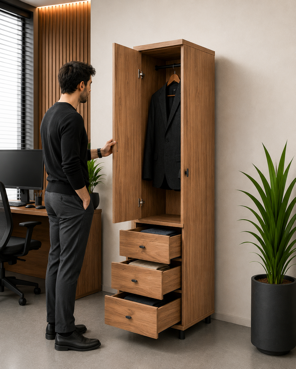 کمد MDF سپنج کالا مناسب فضای اداری و مسکونی