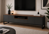 میز تلویزیون مدرن MDF و فلز سپنج کالا