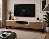میز تلویزیون مدرن MDF و فلز سپنج کالا